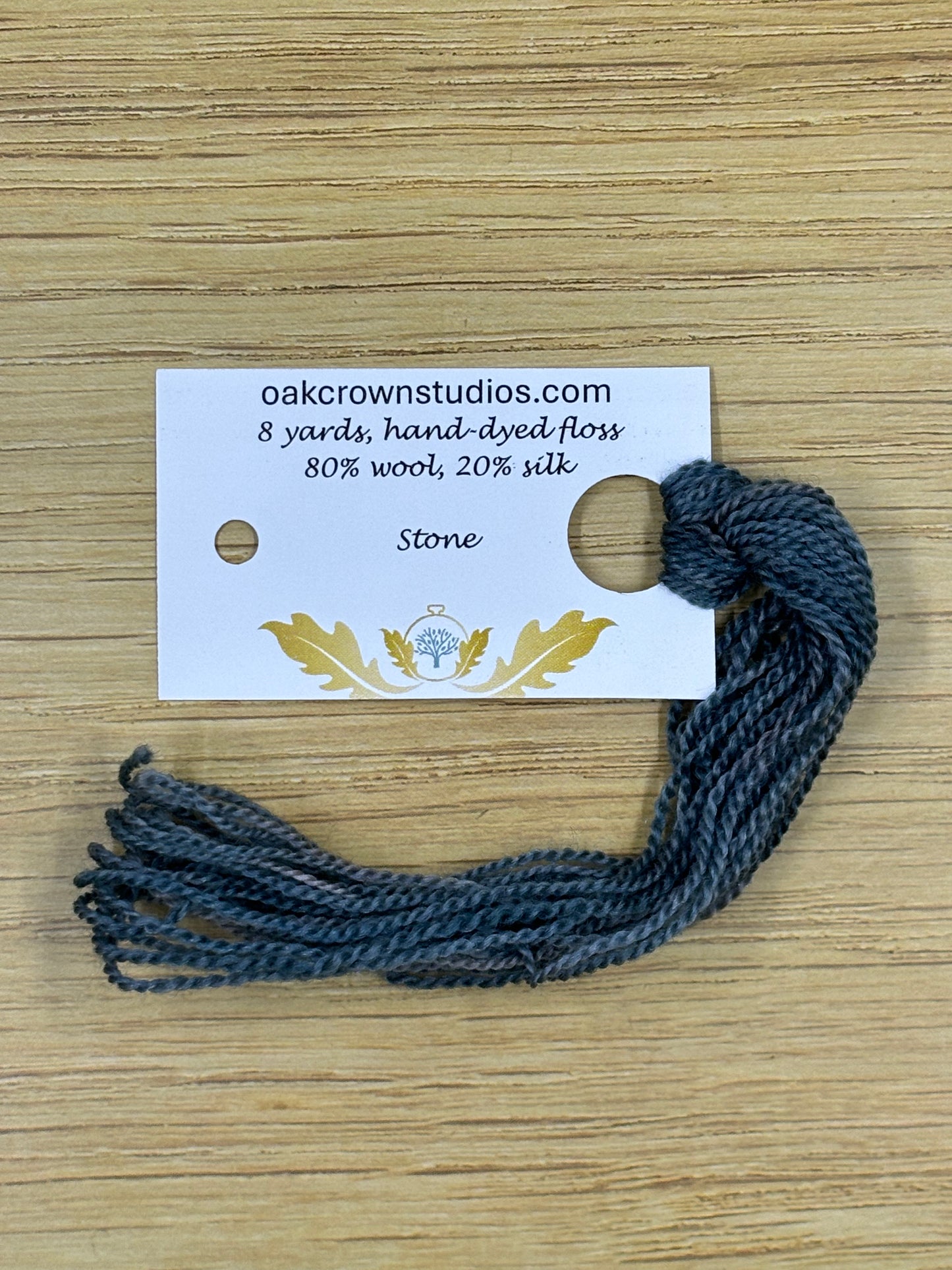 Full hank wool/silk blend embroidery thread