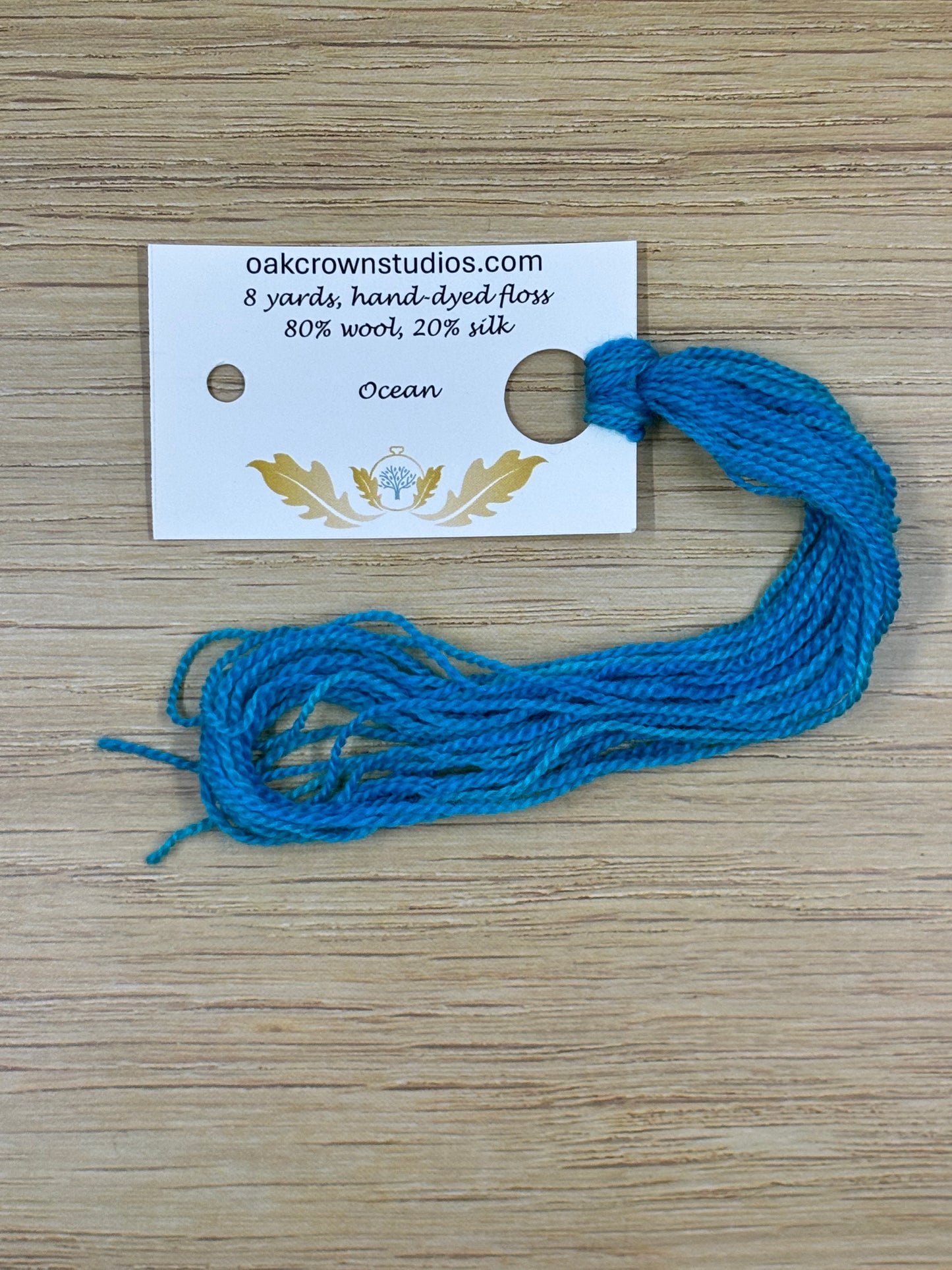 Full hank wool/silk blend embroidery thread